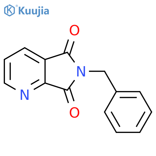 6-benzyl-5H,6H,7H-pyrrolo[3,4-b]pyridine-5,7-dione structure