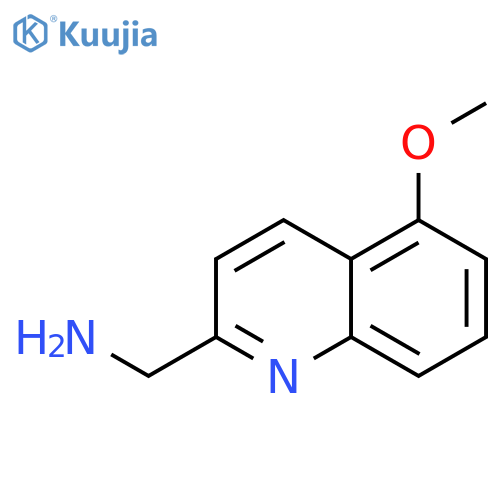 (5-methoxyquinolin-2-yl)methanamine structure