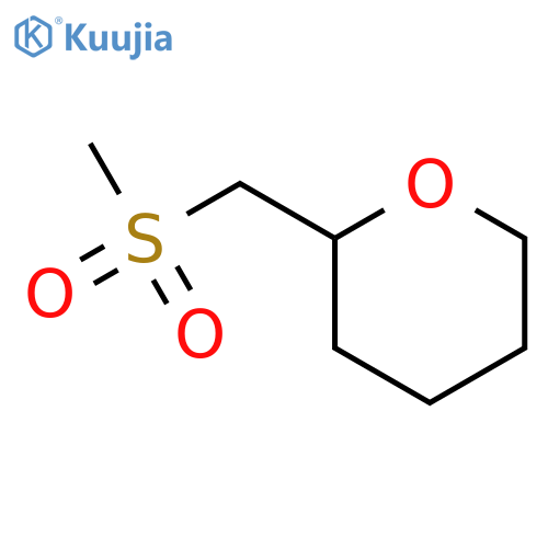 2H-Pyran, tetrahydro-2-[(methylsulfonyl)methyl]- structure