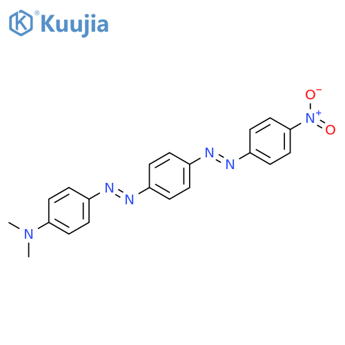 BENZENAMINE, N,N-DIMETHYL-4-[[4-[(4-NITROPHENYL)AZO]PHENYL]AZO]- structure