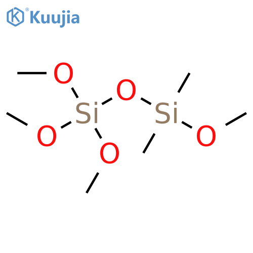 Disiloxane,1,1,3,3-tetramethoxy-1,3-dimethyl- structure