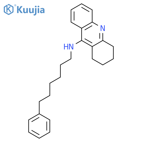 9-Acridinamine, 1,2,3,4-tetrahydro-N-(6-phenylhexyl)- structure