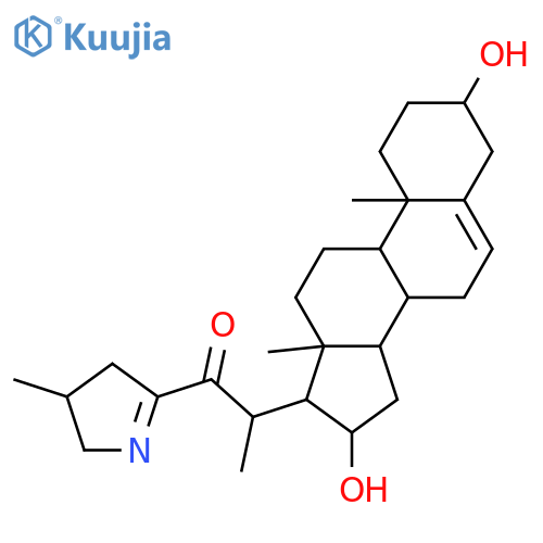 Pregn-5-en-21-one, 21-(3,4-dihydro-3-methyl-2H-pyrrol-5-yl)-3,16-dihydroxy-20-methyl-, (3β,16α,20R)- structure