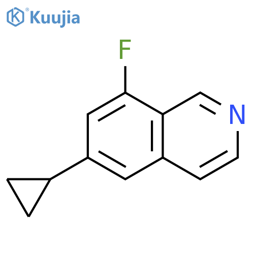6-cyclopropyl-8-fluoroisoquinoline structure
