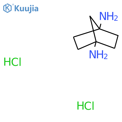 Bicyclo[2.2.1]heptane-1,4-diamine dihydrochloride structure