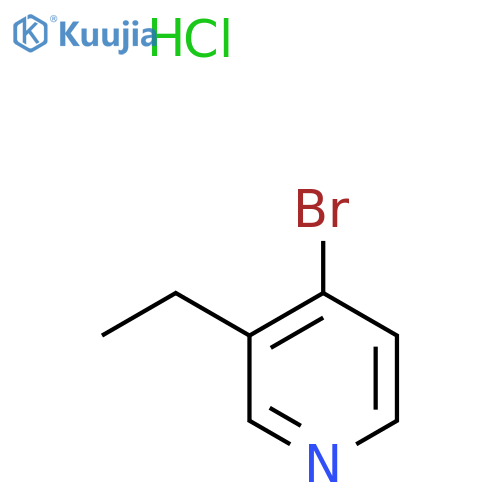 4-Bromo-3-ethylpyridine hydrochloride structure