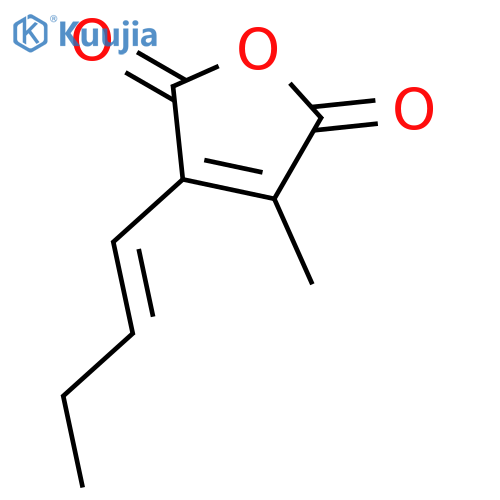 2,5-Furandione, 3-(1E)-1-buten-1-yl-4-methyl- structure