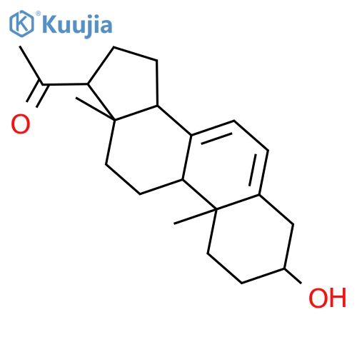 (3β,9β,10α)-3-Hydroxy-pregna-5,7-dien-20-one structure