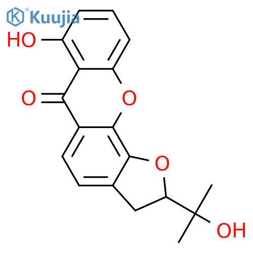 Caloxanthone F structure