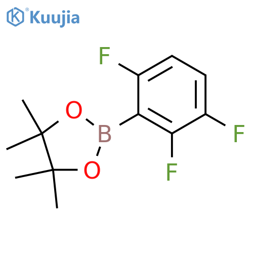 4,4,5,5-Tetramethyl-2-(2,3,6-trifluorophenyl)-1,3,2-dioxaborolane structure