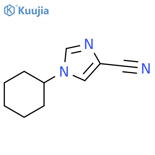 1-Cyclohexyl-1H-imidazole-4-carbonitrile structure