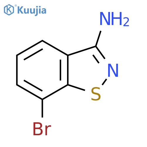 1,2-Benzisothiazol-3-amine, 7-bromo- structure