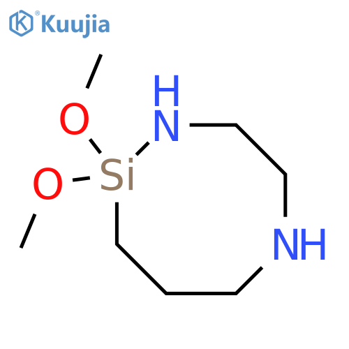 Silicon,dimethoxy[N-(propyl-kC3)-1,2-ethanediaminato(2-)-kN,kN']-, (SP-5-12)- (9CI) structure