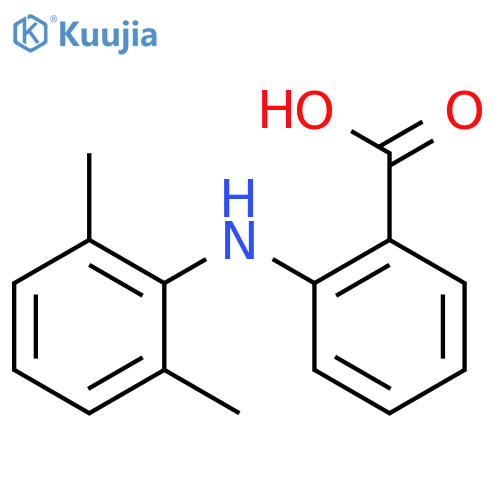 2-((2,6-Dimethylphenyl)amino)benzoic acid structure