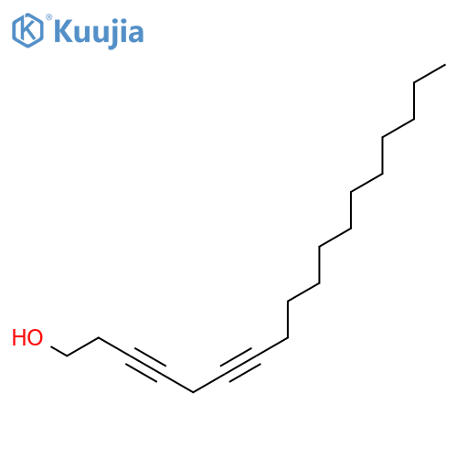 Octadeca-3,6-diyn-1-OL structure
