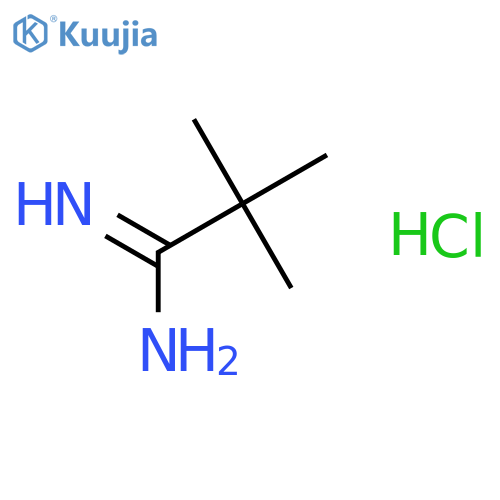 2,2-dimethylpropanimidamide hydrochloride structure