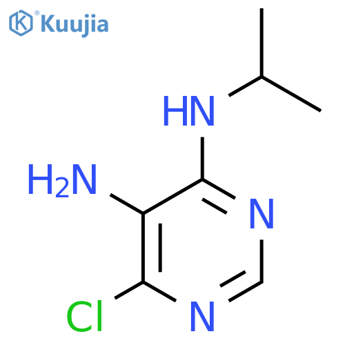 6-chloro-4-N-(propan-2-yl)pyrimidine-4,5-diamine structure