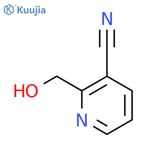 2-(Hydroxymethyl)nicotinonitrile structure