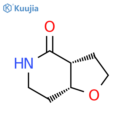 Rac-(3aR,7aR)-octahydrofuro[3,2-c]pyridin-4-one structure
