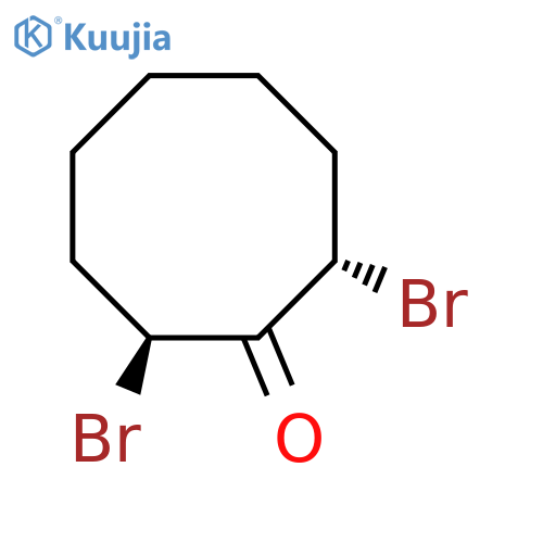 (2S,8S)-2,8-Dibromocyclooctan-1-one structure