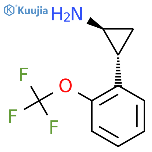 (1S,2R)-2-[2-(Trifluoromethoxy)phenyl]cyclopropan-1-amine structure