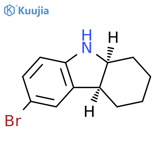 1H-Carbazole, 6-bromo-2,3,4,4a,9,9a-hexahydro-, (4aS,9aS)- structure