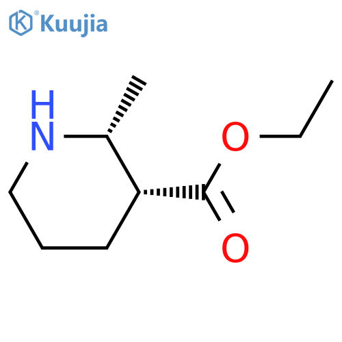 (2R,3R)-ethyl 2-methylpiperidine-3-carboxylate structure