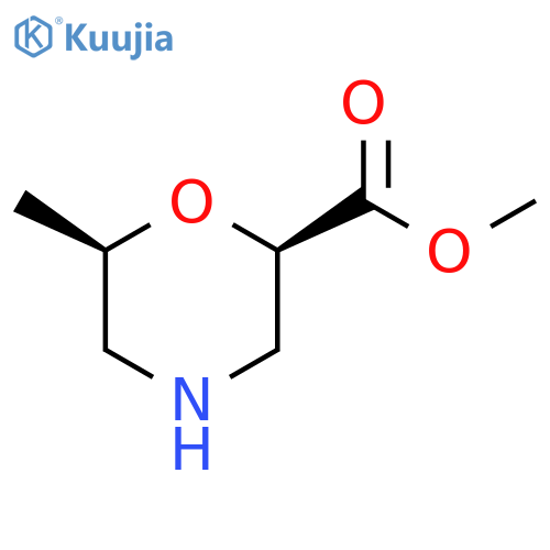 methyl (2R,6R)-6-methylmorpholine-2-carboxylate structure