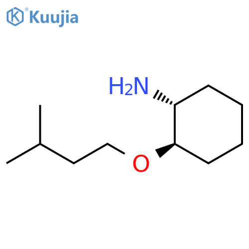 (1R,2R)-2-(3-Methylbutoxy)cyclohexan-1-amine structure