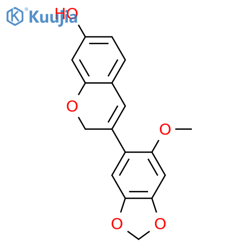 2',4',5',7-Tetrahydroxyisoflavene; 4',5'-Methylene, 2'-Me ether structure