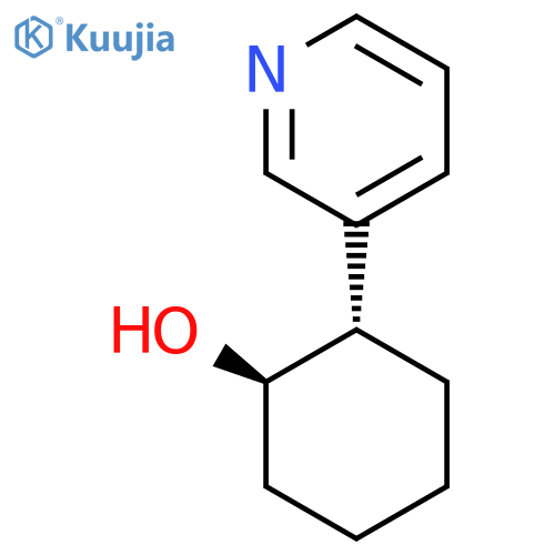 (1R,2S)-2-(pyridin-3-yl)cyclohexan-1-ol structure
