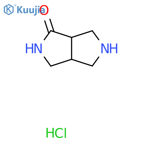 2,3,3a,5,6,6a-hexahydro-1H-pyrrolo[3,4-c]pyrrol-4-one;hydrochloride structure