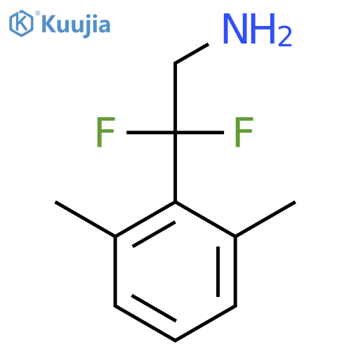 2-(2,6-Dimethylphenyl)-2,2-difluoroethanamine structure