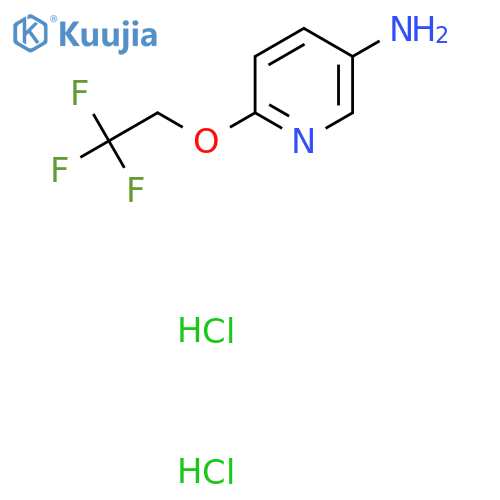 6-(2,2,2-Trifluoroethoxy)pyridin-3-amine dihydrochloride structure