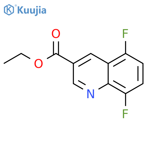 ethyl 5,8-difluoroquinoline-3-carboxylate structure