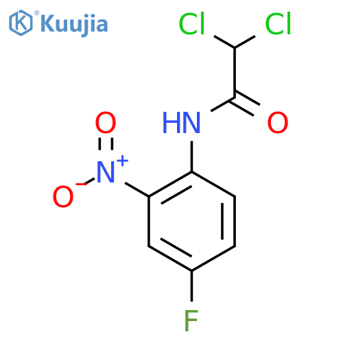 2,2-Dichloro-N-(4-fluoro-2-nitrophenyl)acetamide structure