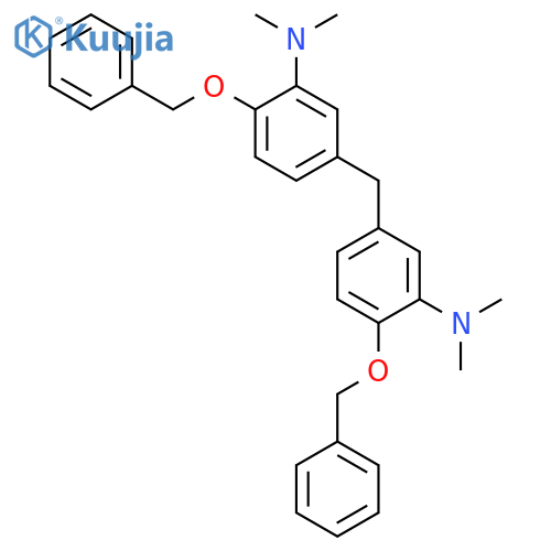 Bis[4-Benzyloxy-3-(dimethylamino)phenyl]methane structure