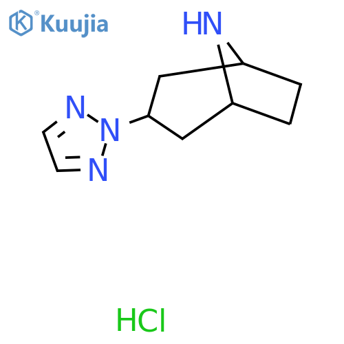 3-(2H-1,2,3-triazol-2-yl)-8-azabicyclo[3.2.1]octane hydrochloride structure
