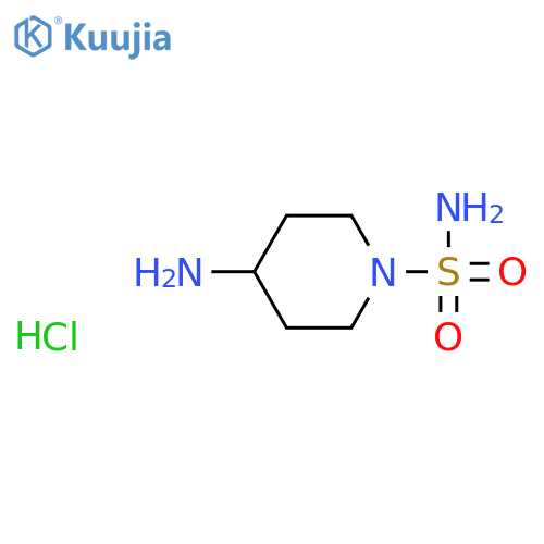 4-Aminopiperidine-1-sulfonamide hydrochloride structure