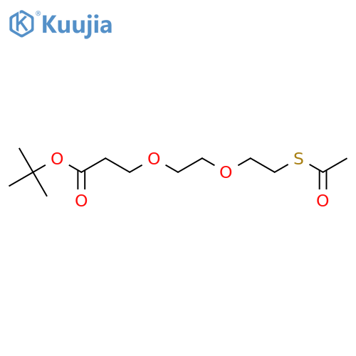 S-acetyl-PEG2-Boc structure
