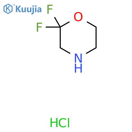 2,2-difluoromorpholine hydrochloride structure