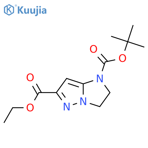 1-Tert-Butyl 6-Ethyl 2,3-Dihydro-1h-Imidazo1,2-BPyrazole-1,6-Dicarboxylate structure