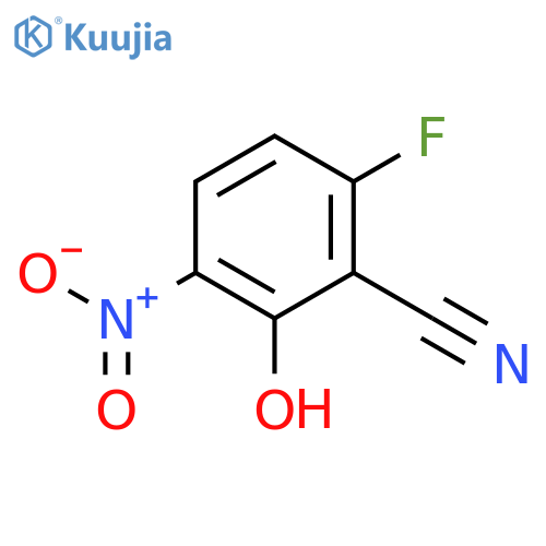 6-Fluoro-2-hydroxy-3-nitrobenzonitrile structure