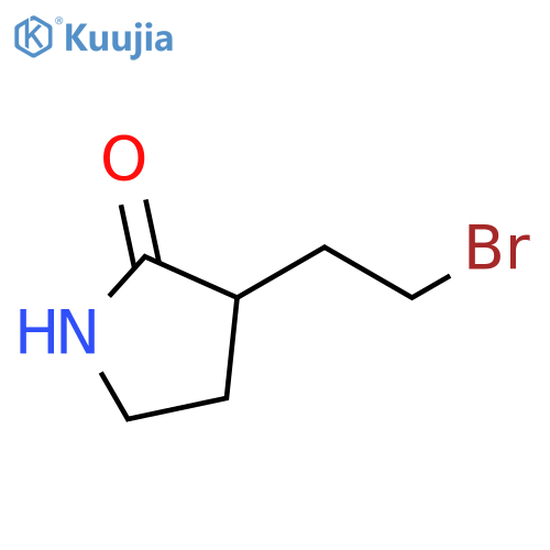 3-(2-bromoethyl)pyrrolidin-2-one structure