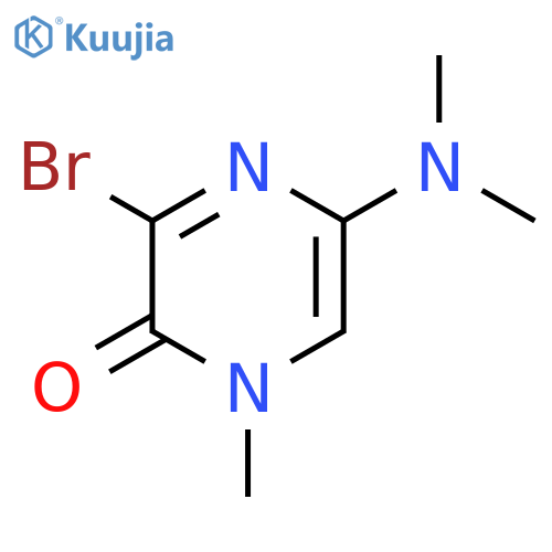 3-Bromo-5-(dimethylamino)-1-methylpyrazin-2-one structure