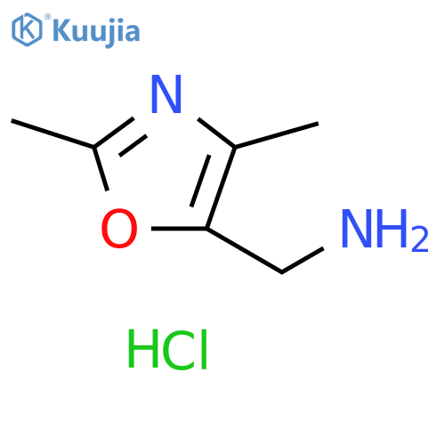 (2,4-dimethyloxazol-5-yl)methanamine Hydrochloride structure