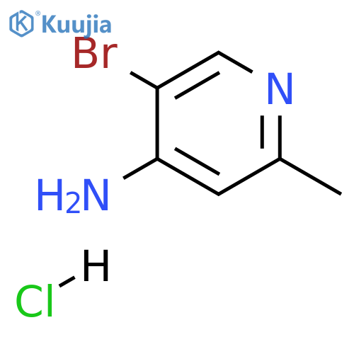 5-BroMo-2-Methyl-pyridin-4-ylaMine hydrochloride structure