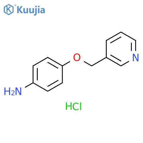 4-(Pyridin-3-ylmethoxy)aniline hydrochloride structure