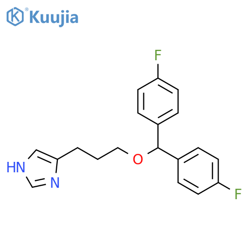 1H-Imidazole, 4-[3-[bis(4-fluorophenyl)methoxy]propyl]- structure