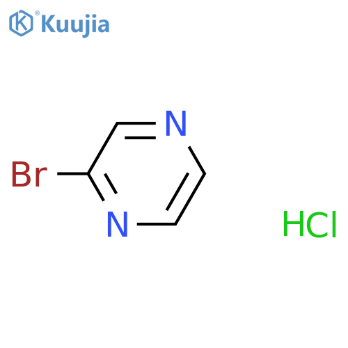 2-bromopyrazine hydrochloride structure